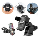 Suporte Para Celular Retrátil Carro Ventosa Rotação180° CJ 02 H'MASTON