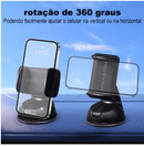 Suporte Para Celular Carro Veicular Ventosa 360° - CJ10 H'MASTON